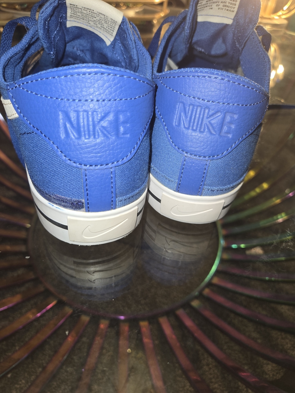 Nike Court Legacy Canvas 'Game Royal' low-top lifestyle sneakers Men Size 12 - Picture 5 of 10